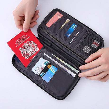 Travel Passport Purse Multifunction Credit Card Package Travel Accessories Storage Bag Waterproof Portable Card Package - V.I.P Digital Presence