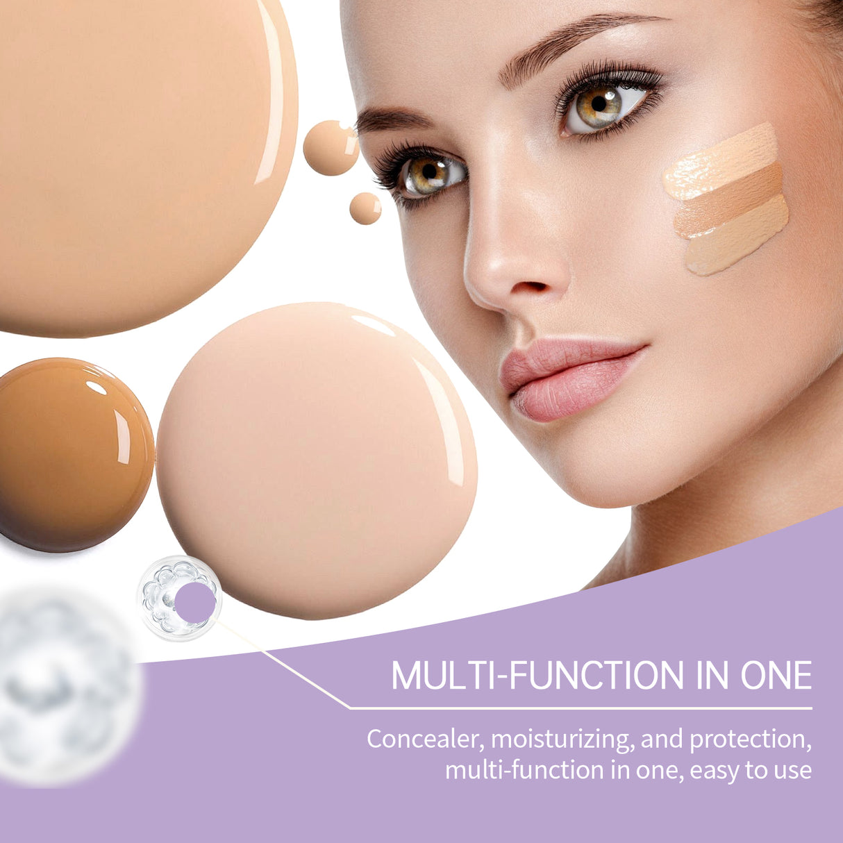 Long Lasting Moisturizing Concealer Long Lasting Moisturizing Natural Concealer Is Waterproof, Sweat Resistant And Lightweight Without Removing Makeup - V.I.P Digital Presence