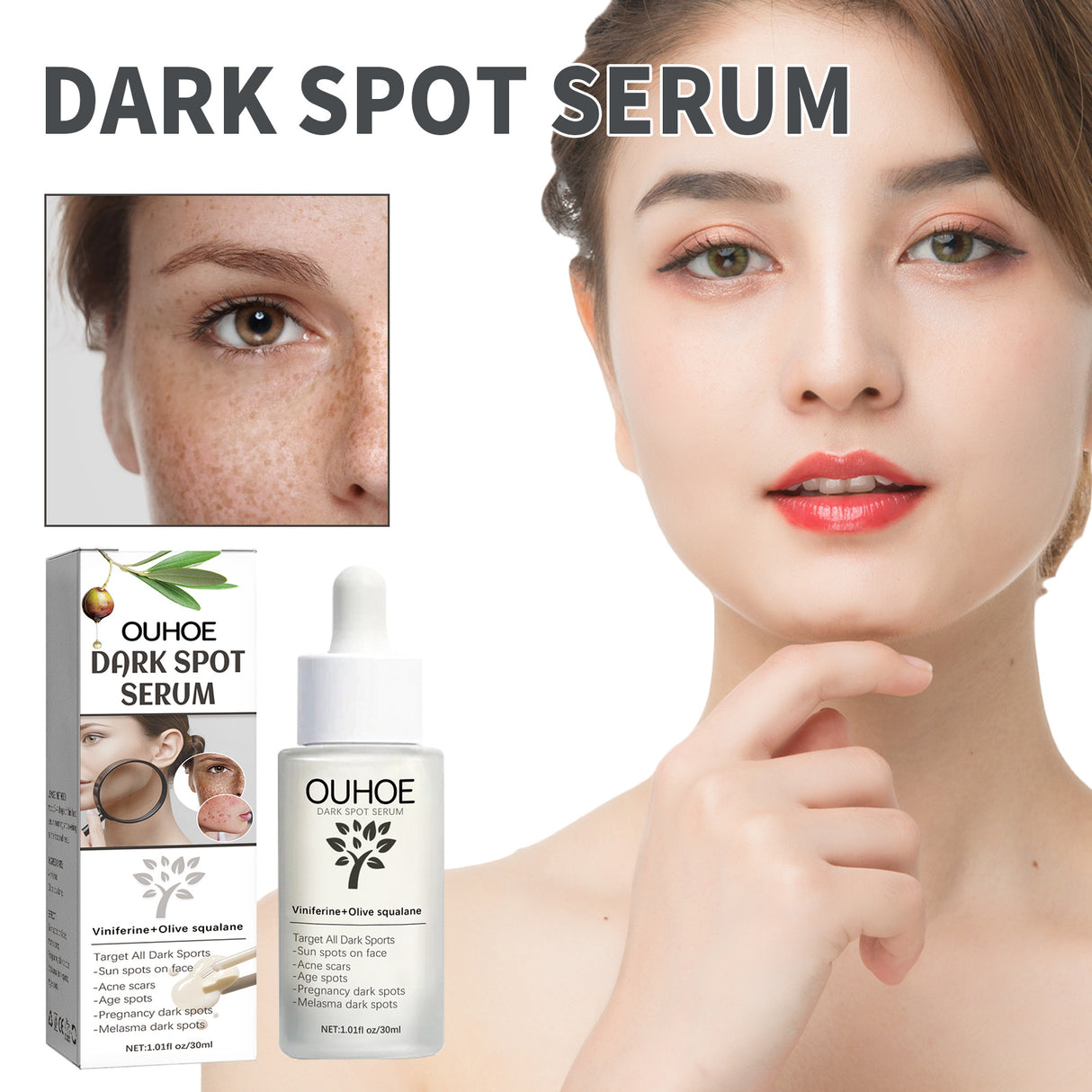 Dark Spot Serum, Fade Spot Moisturize Skin Repair Blain Mark Face Dull Shine Essence - V.I.P Digital Presence