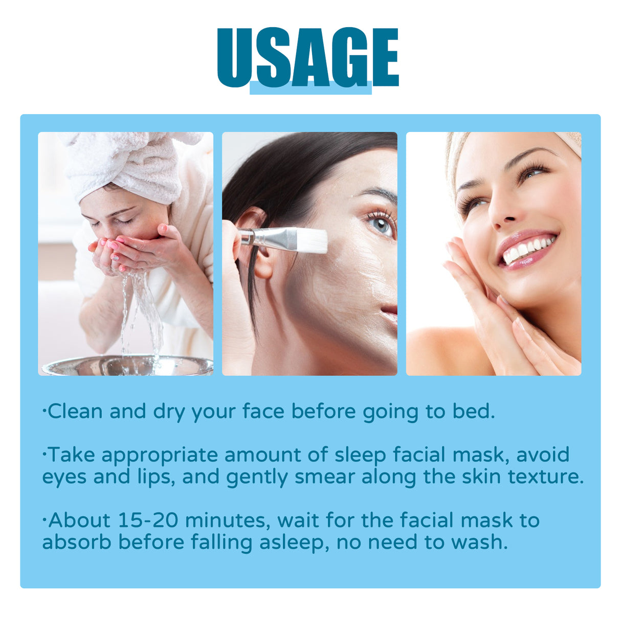 Apply A Sleep Mask, Moisturize Shrink Pores Reduce Facial Melanin Refreshing Mask - V.I.P Digital Presence