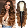 European and American Small Lace Wig Headsets with Intermediate Color Small Lace Center Split Large Wavy Long Curly Wigs - V.I.P Digital Presence