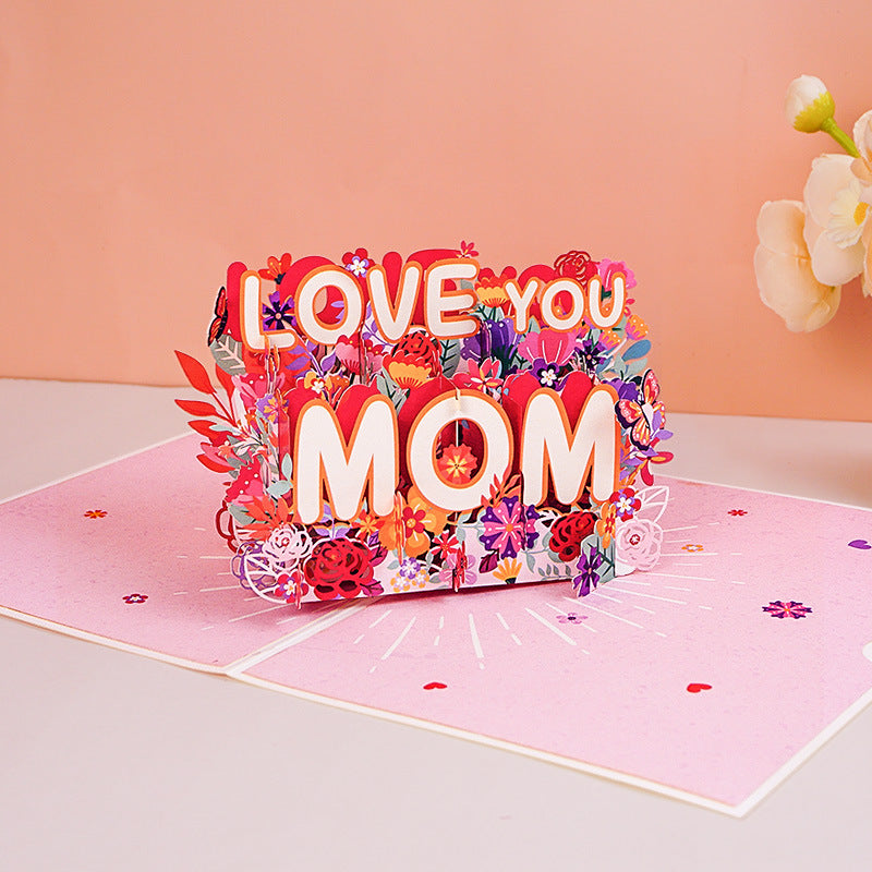 3D Paper-Cut Mother's Day Card: A Creative & Heartfelt Gift for Mom - V.I.P Digital Presence