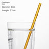 Eco-Friendly High Borosilicate Glass Straw Durable Heat-Resistant Starbucks Kids Straw 27cm Customized - V.I.P Digital Presence