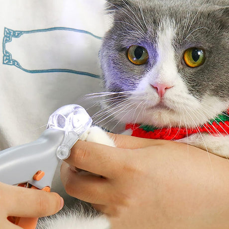Professional LED - lit pet nail clippers for cats and dogs. Toe - claw cutting tool, pet supplies. - V.I.P Digital Presence