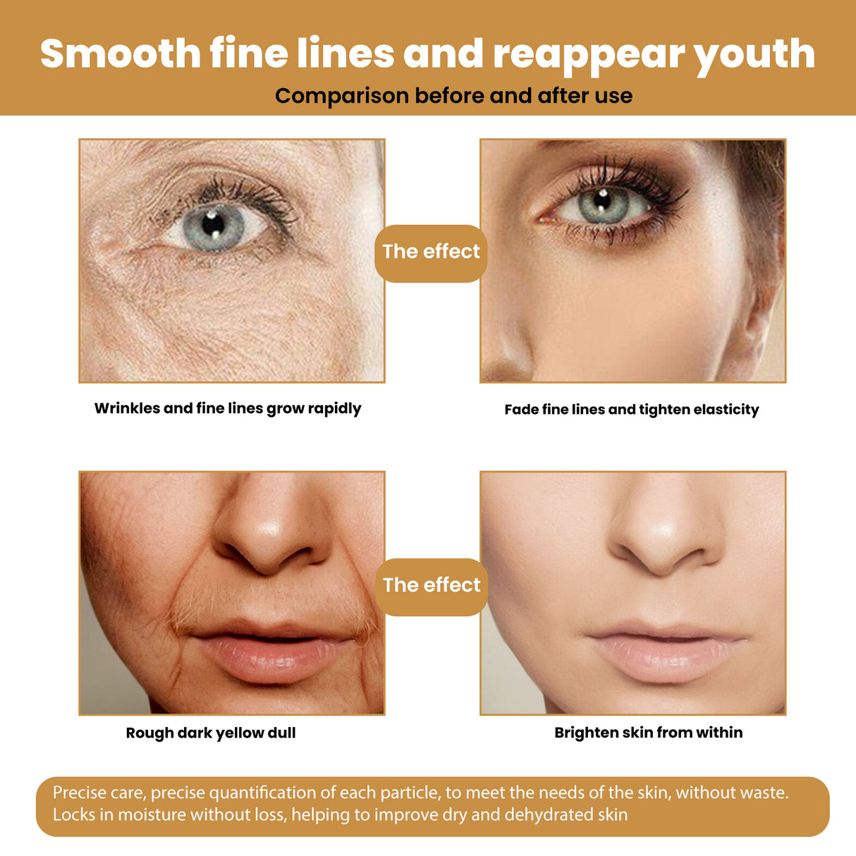 Hyaluronic Acid Anti-Wrinkle Capsule Essence, Anti-Wrinkle Repair Barrier Hydrates And Tightens Facial Skin Essence