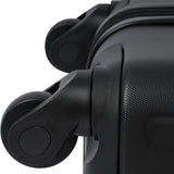 Hardshell Luggage Spinner Suitcase with TSA Lock Lightweight Expandable 24'' (Single Luggage) Black + ABS + 24 Inch