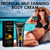 Tropical Self-Tanning Body Cream, Natural Wheatskin Moisturizing And Moisturizing Cream For Tanning And Tanning - V.I.P Digital Presence