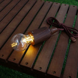 Luces portátiles para acampar al aire libre, iluminación retro, luces LED con cable, luces para carpas, luces navideñas para ambiente de camping, lámparas decorativas.