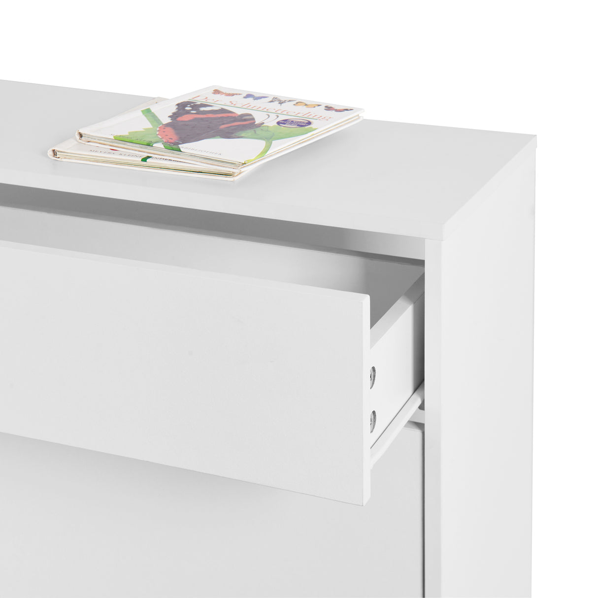 Independent shoe rack storage box with drawers and metal legs, modern shoe cabinet with 2 flippable drawers - V.I.P Digital Presence