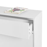 Independent shoe rack storage box with drawers and metal legs, modern shoe cabinet with 2 flippable drawers - V.I.P Digital Presence