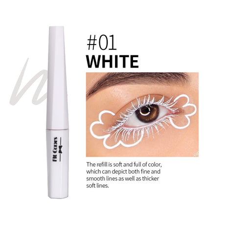 Fit Colors Fluorescent Luminous Color Eyeliner Rainbow Painted Graffiti Waterproof Quick Drying Eyeliner - V.I.P Digital Presence