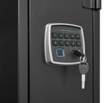 5 gun safes with 3 pistol pockets, quick access biometric adjustable heavy-duty gun rack mounted gun safes - V.I.P Digital Presence