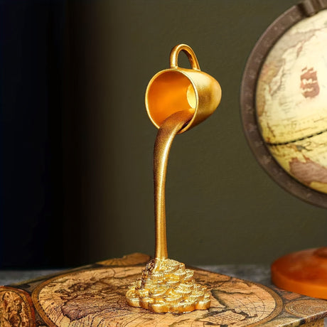 Decorative ornament floating coffee cup resin ornament home ornament floating coffee cup ornament - V.I.P Digital Presence