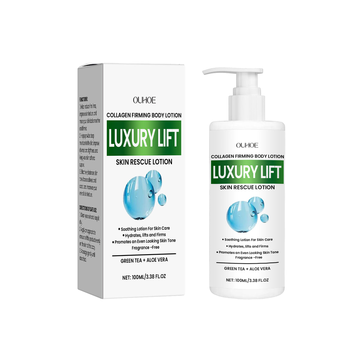 Firming Body Lotion, Gently Moisturizes Dry Body Skin, Hydrates, Tightens And Lightens Fine Lines