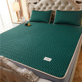 Summer Bed Sheet Ice Silk Mat Soft and Comfortable Latex Mattress Bedding Three-piece Breathable Mat for Comfortable Sleep