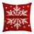 Grid Christmas linen pillowcase, Christmas tree snowflake home decoration pillowcase, sofa cushion pillowcase - V.I.P Digital Presence