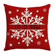 Grid Christmas linen pillowcase, Christmas tree snowflake home decoration pillowcase, sofa cushion pillowcase - V.I.P Digital Presence