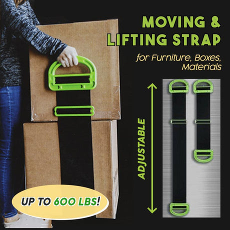 The Landle Adjustable Moving And Lifting Straps For Furniture Boxes Mattress green Straps Team Straps Mover Easier Conveying - V.I.P Digital Presence