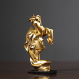 Abstract art couple decoration living room wine cabinet study decoration figure sculpture handicrafts - V.I.P Digital Presence