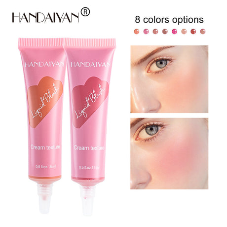 HANDAIYAN Tube Liquid Blush Moisturizing Contouring Brightening Natural Matte Nude Blush - V.I.P Digital Presence