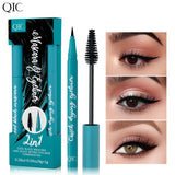 QIC Green Box 2in1 Eyeliner + Mascara Set Waterproof and Smudge-free Long, Thick and Curled Makeup - V.I.P Digital Presence