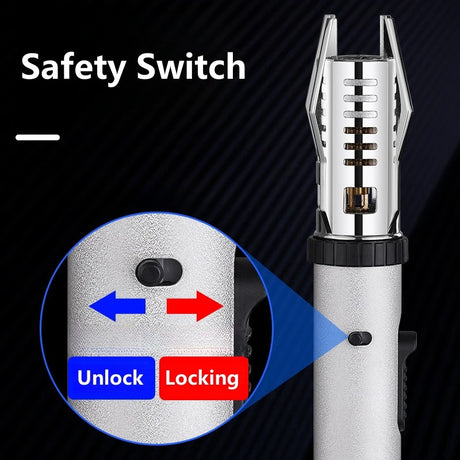 Planet Lightsaber Butane Gas Lighter 360° Use Metal Outdoor Windproof Turbine Torch Jet Lighter Gun BBQ Welding Cigar Tool - V.I.P Digital Presence