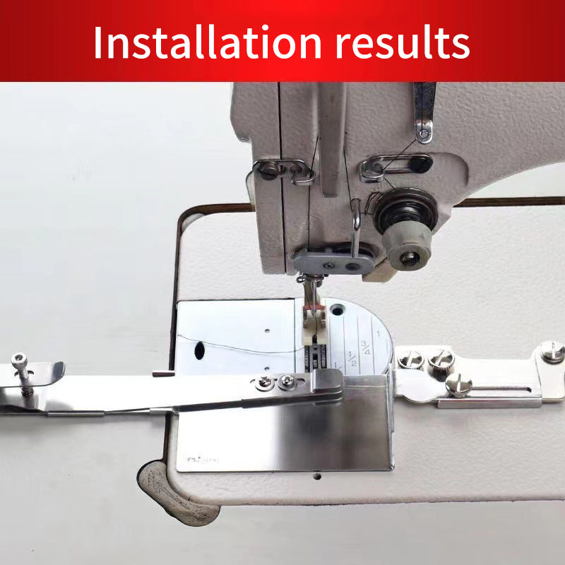 Flat Car Press Stop Stitching Aid