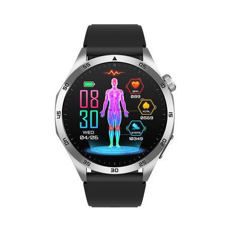 New ET485 smart watch ECG electrocardiogram Bluetooth call AMOLED micro physical examination emotional function - V.I.P Digital Presence