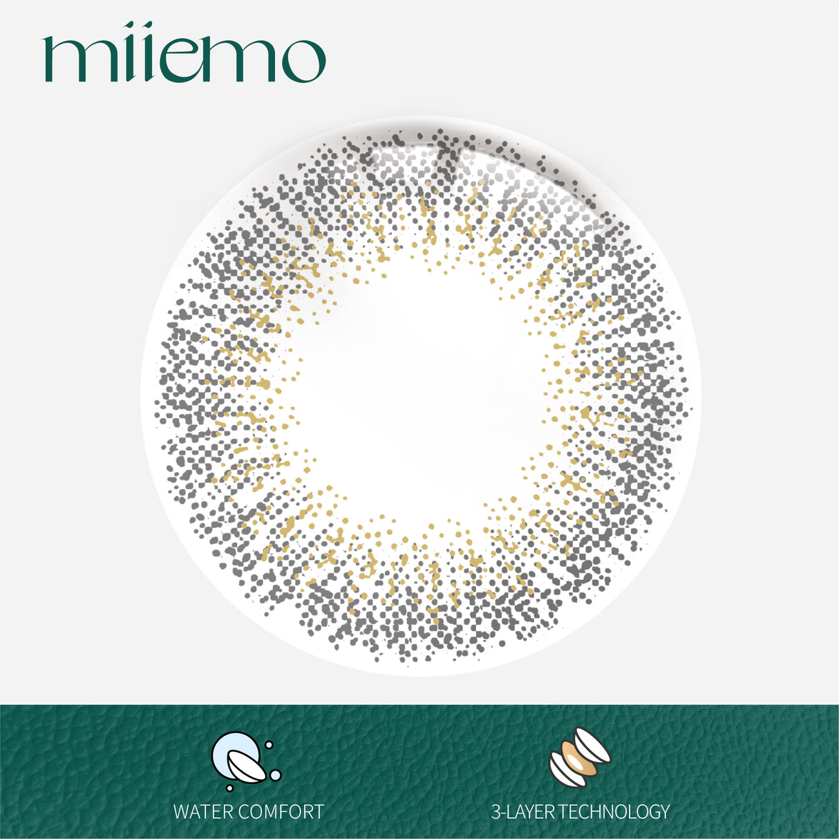 1Pair FDA Certificate Eyes Beautiful Pupil Colorful Girl Cosplay Contact Lenses  GYPSOPHILA GRAY - V.I.P Digital Presence