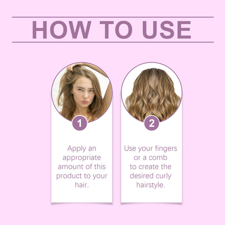 Non-Evaporating Film Curl Cream Nourishes And Restores Curly Hair Elastic Volumizing Long Lasting Styling Cream For Lazy People - V.I.P Digital Presence