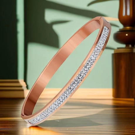 Stainless steel titanium steel bracelet for women non fading electroplated buckle jewelry for women - V.I.P Digital Presence