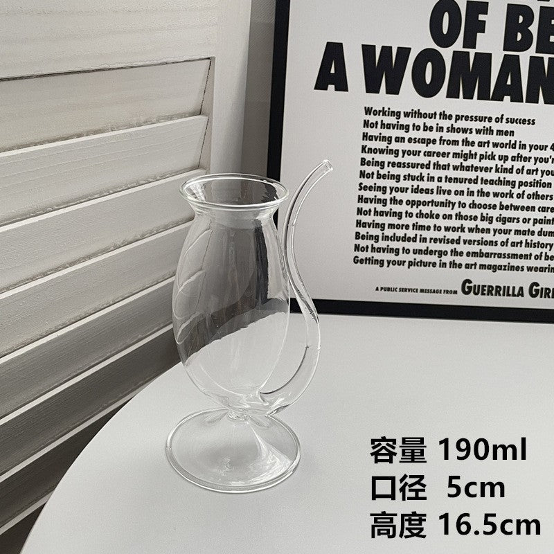 Creative Glass Cup Coffee Milk Mug Irregular Whisky Cocktail Wine Glasses Juice Coffee Mugs Christmas Gifts - V.I.P Digital Presence