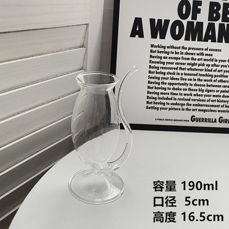 Creative Glass Cup Coffee Milk Mug Irregular Whisky Cocktail Wine Glasses Juice Coffee Mugs Christmas Gifts - V.I.P Digital Presence