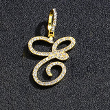 Hip hop accessories grass letter pendant melon seed buckle Cuban chain accessory - V.I.P Digital Presence