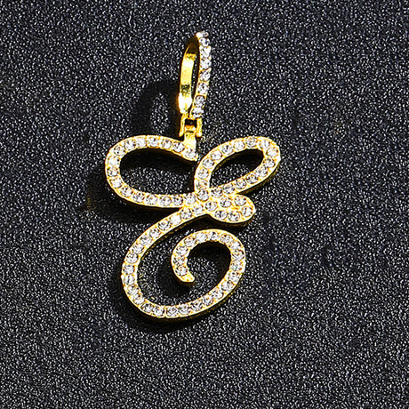 Hip hop accessories grass letter pendant melon seed buckle Cuban chain accessory - V.I.P Digital Presence