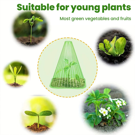 30 Reusable Square Planting Tents. Protect plants from birds, frost & snails. - V.I.P Digital Presence