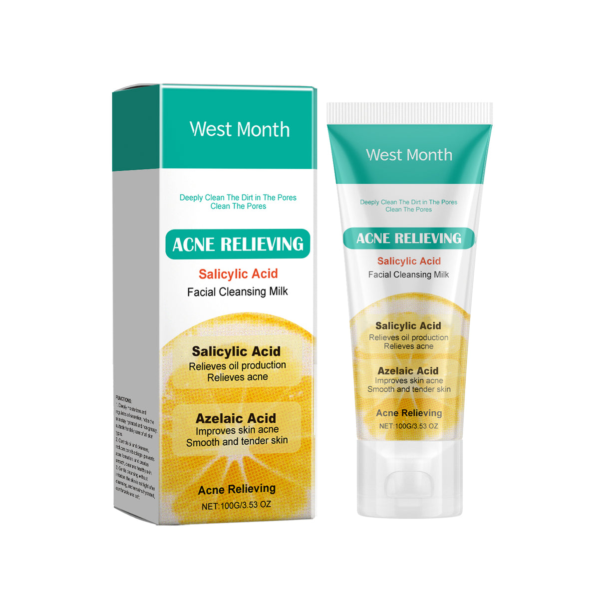 Salicylic Acid Anti-Acne Cleanser, Moisturizing Oil Control, Cleaning And Soothing Skin - V.I.P Digital Presence