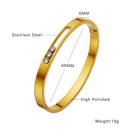 European and American titanium steel buckle women's bracelet INS style fashionable versatile bracelet - V.I.P Digital Presence