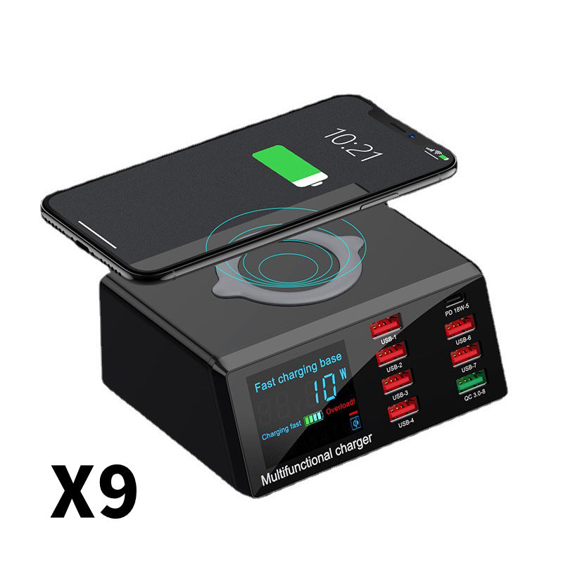 Multi-Function 100W High Power Fast Charging USB Multi-Port Charger QC3.0 Mobile Phone Wireless Charger - V.I.P Digital Presence