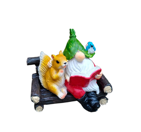 Outdoor Squirrel Elf Reading Hanger - V.I.P Digital Presence