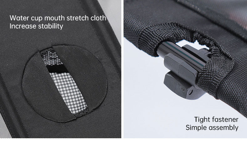 Mesa plegable ultraligera para acampar al aire libre, portátil, para barbacoa, picnic, con agujero para taza y bolsa para teléfono móvil, mesa pequeña