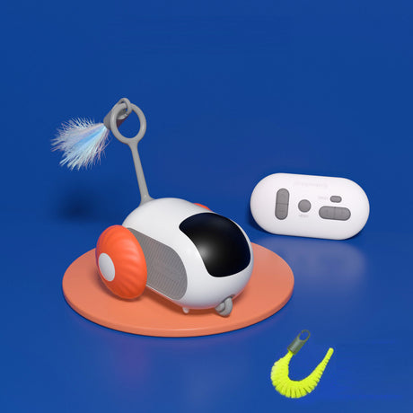 Pet Gravity Intelligent Running Car Remote Control Electric Cat Toy Teasing Stick Cat Pet - V.I.P Digital Presence