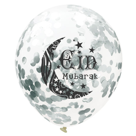 Moon Castle Party Celebrates Latex Balloon Transparent Paper Shard Glitter Balloon Set - V.I.P Digital Presence