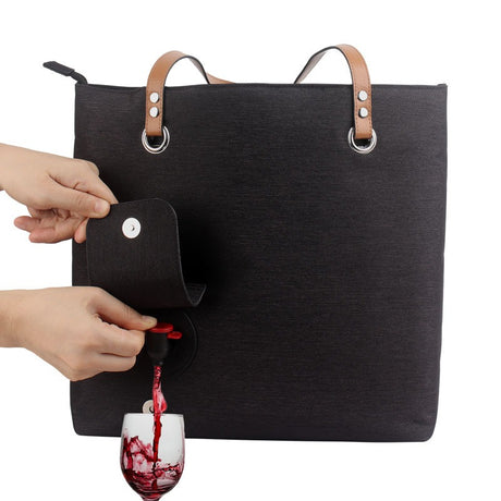 Outdoor portable portable beach red wine bag insulated ice bag picnic bag - V.I.P Digital Presence
