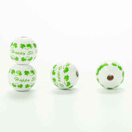 10pcs Irish Festival St. Patrick's Day Colorful Wooden Beads DIY Accessories - V.I.P Digital Presence