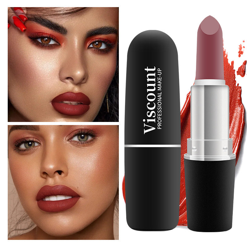 New Frosted Bullet Fog Matte White Lipstick Small Pepper 12 Color Moisturizing Lipstick - V.I.P Digital Presence