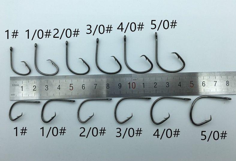 Rompin 120pcs/box 1#-5/0# 6 size mix 7381 fishing Hooks Octopus Sport Cirle bait sea hook with box - V.I.P Digital Presence