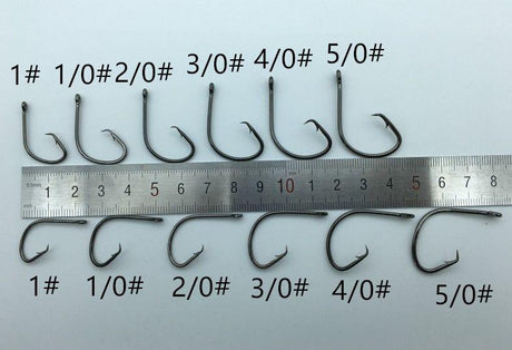 Rompin 120pcs/box 1#-5/0# 6 size mix 7381 fishing Hooks Octopus Sport Cirle bait sea hook with box - V.I.P Digital Presence