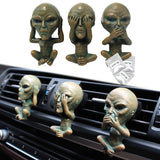 Alien aromatherapy clip decoration resin car air conditioning vent aromatherapy clip decoration - V.I.P Digital Presence