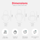 Baby bottles Drinking Cup Feeding Bottle Wide-Caliber Multifunctional   Drinking Milk Drinking Water Dual-use Bottle BPA Free - V.I.P Digital Presence